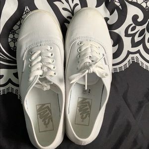 Women’s White Low Pro Vans